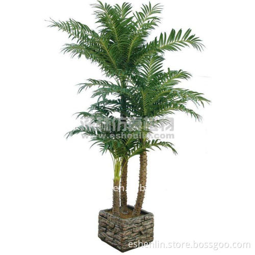 3trunk artificial coconut tree